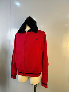 Blouson Bomber Coupe-Vent Décontracté Personnalisé en Viscose/Coton Respirant et Écologique avec Blocs de Couleurs et Coutures Tatami – Vente en Gros - Product Image 3