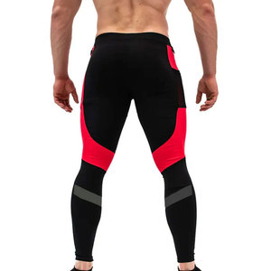 Leggings de compression pour hommes en tissu flexible, vêtements de sport respirants, fabrication sur mesure de leggings de compression - Product Image 2
