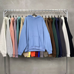 เสื้อฮู้ดดี้ผู้ชายผ้าฟลีซสองสี ทรงปกติ สวมใส่สบาย ผ้าเฟรนช์เทอร์รี่ แขนยาว เหมาะสำหรับใส่ในฤดูใบไม้ร่วง - Product Image 5