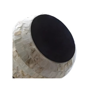 Modern Mother of Pearl Mosaic <b>Table</b> Vase <b>Round</b> Ceramic Floral Display Modern Home Decor Vietnam - Product Image 5