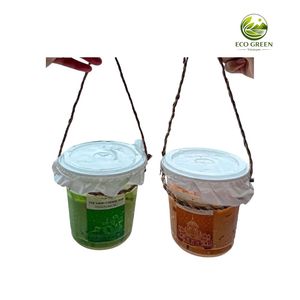 Custom Logo Handmade Bohemian Design Seagrass <b>Cup</b> Holder Wholesale Natural Woven Eco-Friendly <b>Reusable</b> Beverage Carrier Strap - Product Image 3