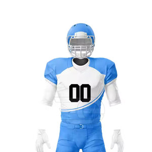 Uniforme de football américain de haute qualité à manches courtes pour joueur, tenue d'entraînement légère pour équipe, homme - Product Image 4