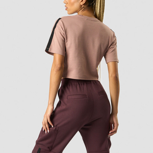 Camiseta Sexy de Verano con Hombros Descubiertos, 230gsm, Algodón, Personalizada, Ajustada, Corta, para Mujer, HECHA POR HS - Product Image 5