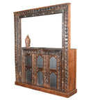 Mostrador de Recepción Comercial de Madera Moderna con Aspecto Vintage, Acabado Pulido, Decoración Combinable, MOQ 1 Contenedor - Product Image 4