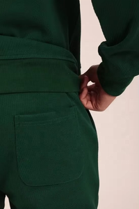 Sudadera con capucha y bolsillo de canguro para hombre, chándal regular de algodón y poliéster para hombre, conjuntos de dos piezas con logotipo personalizado, superventas - Product Image 3