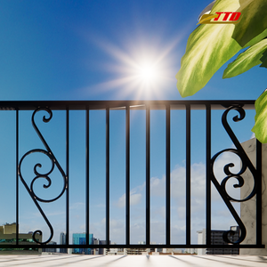 Premium Custom Wrought <b>Iron</b> Balcony Railings With Handcrafted Design, Heavy-Duty Construction And Lasting Outdoor Safety - Product Image 3