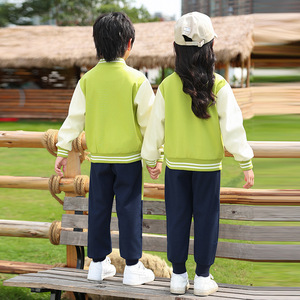 Uniformes Escolares de Alta Calidad OEM, Chaqueta de Béisbol para Niños, Conjunto Completo, Estilo Europeo y Americano para Niños de Primaria - Product Image 3