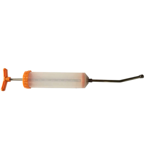 Seringue vétérinaire équine réutilisable de haute qualité avec tube, disponible en tailles 250 ml et 400 ml, en plusieurs couleurs, instruments vétérinaires, seringues - Product Image 2