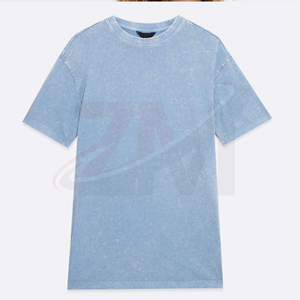 Camiseta Oversize para Mujer con Lavado Ácido, Ajuste Holgado, Tejido de Algodón Lavado Vintage, Transpirable, Ropa Casual de Verano, Moda Urbana - Product Image 4