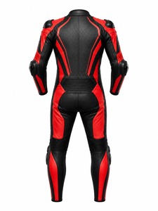 Combinaison de moto unisexe pour l'aventure, la randonnée, en cuir ventilé, imperméable, protection intégrale, ensemble de vêtements en cuir pour moto - Product Image 2