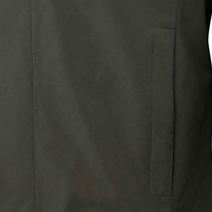 Men Solid Stand Collar <b>Waterproof</b> Hiking Jacket with Full Zip Front Logo Polyester Soft Shell Outdoor Travelwear OEM - Product Image 4