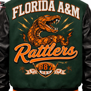 Veste universitaire FAMU HBCU de haute qualité, streetwear tendance, design Letterman, veste Letterman de l'Université d'État et Agricole de Floride, vêtements FAMU - Product Image 3