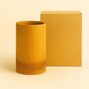 Vaso/Taza de Bambú 100% Natural |   Vaso Reutilizable Ecológico |   Minimalista |   Grabado de Logotipo Personalizado |   OEM ODM Venta al por Mayor - Product Image 5