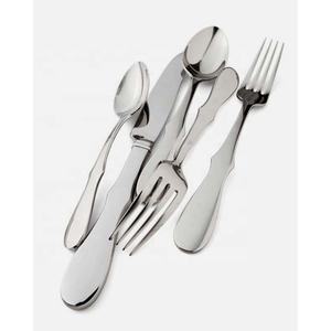 Ensemble de couverts de luxe en acier inoxydable, pour banquet de mariage, plaqué argent, couteaux et cuillères, fourchette, argent mat - Product Image 2