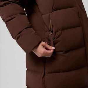 Women's Fitted Winter Puffer Parka Long <b>Bubble</b> <b>Coat</b> Hooded Thick Warm Bomber Jacket Fashion Outerwear OEM Service - Product Image 6