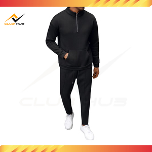 Nueva Llegada, Conjuntos Deportivos Ligeros de Mezcla de Algodón Cómodos para Invierno, Conjunto Deportivo Informal Transpirable y Suave para Hombre - Product Image 4