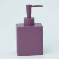 Distributeur de savon en résine écologique, bouteille ronde, accessoire pour ensembles de salle de bain à domicile et hôtel, lieu d'origine AD Modèle JHLB20260408