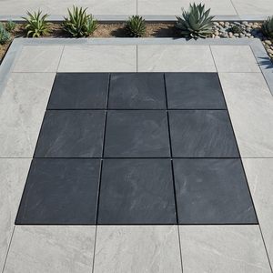 20mm Thick Full Body Porcelain Outdoor Tiles Semi-Matte Finish European Design Heavy-Duty <b>for</b> <b>Pool</b> & <b>Garden</b> Applications - Product Image 2