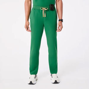 ชุดยูนิฟอร์มพยาบาลผ้าทวิลล์ยืดหยุ่นแห้งเร็ว พิมพ์ลายสกรีนโลโก้ตามสั่ง สำหรับบุรุษและสตรี ขายส่ง - Product Image 2