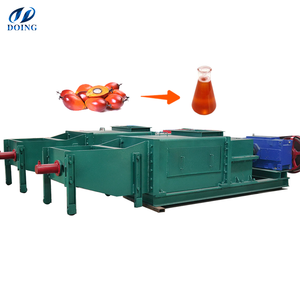 Presse à vis automatique à double vis pour huile de fruit de palme Machine de traitement de l'huile de palme Moulin à huile de palme rouge - Product Image 2