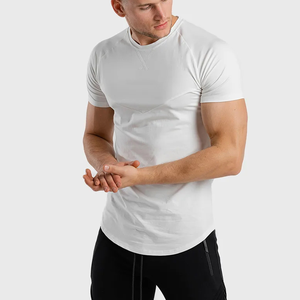 Camisetas de Cuello Redondo para Hombre, Corte Ajustado, Estilo Deportivo, Ropa de Gimnasio, Transpirable, Material Ecológico de Poliéster/Algodón para Adultos - Product Image 3