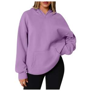 Sudadera con Capucha para Mujer 2025, Sudadera de Forro Polar de Poliéster, Sudadera con Capucha, OEM, ODM, Logotipo Personalizado Impreso, Moda de Invierno y Otoño, Ropa Casual de Calle - Product Image 5