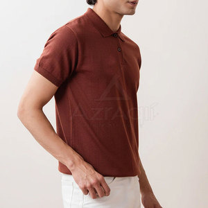เสื้อโปโลแขนสั้นผู้ชายสำหรับฤดูร้อน เสื้อโปโลผ้าฝ้ายคุณภาพสูง รับสกรีนโลโก้ เสื้อลำลองแขนสั้นสำหรับขาย - Product Image 3