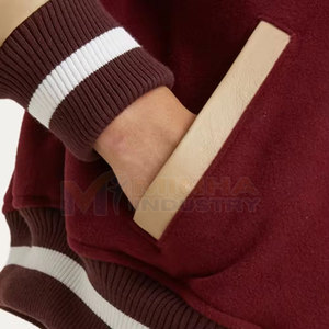 Chaquetas Letterman al Mejor Precio para Mujer, Chaqueta Letterman de Alta Calidad de Algodón y Lana con Mangas Largas para Mujer - Product Image 5