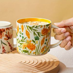 แก้วกาแฟเซรามิกดีไซน์หรูสำหรับใช้ในชีวิตประจำวัน แก้วเซรามิก แก้วกาแฟชาเซรามิก ของขวัญสำหรับผู้ชายและผู้หญิง - Product Image 1