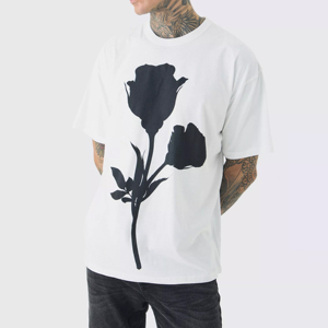 เสื้อยืดคอตตอน 100% 250 กรัม แขนสั้น สกรีนลายกราฟิกตามสั่ง สไตล์วินเทจ ลุคซักยืด เสื้อยืดโอเวอร์ไซส์ลำลองสำหรับผู้ชาย/ผู้หญิง - Product Image 3