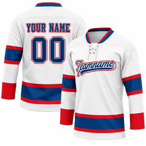 Jersey de Hockey sobre Hielo Negro Personalizado para Hombre, Manga Larga, Poliéster, Uniforme de Equipo, Ropa Deportiva de Alto Rendimiento - Product Image 1