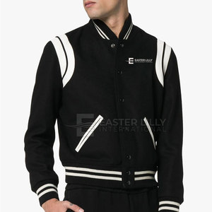 Chaquetas Letterman Personalizadas al por Mayor para Hombre, Chaquetas de Invierno Transpirables y Ligeras - Product Image 3