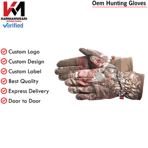 Hunting Gloves OEM Service Custom Logo Camouflage Tactical Gloves for Outdoor Brands Wholesale Export Supplier - Product Image 3