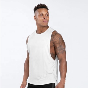 Vêtements de sport de marque à séchage rapide pour hommes, débardeur de Fitness pour hommes, Bodybuilding Stringer, débardeur d'entraînement sans manches Singlet - Product Image 1