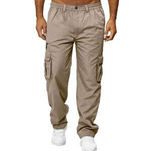 Multi-pocket Long Tactical Cargo Pants Men Outdoor Waterproof Quick Dry Breathable Oversized Hiking Hunting <b>Trousers</b> Casual Wear - Product Image 1