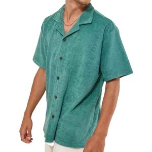 Tissu en coton gaufré respirant de haute qualité, idéal pour les activités de loisirs et le quotidien estival, confortable et flexible, polo pour homme. - Product Image 4