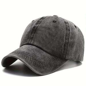 Vintage Unisex Casual Solid Color Winter Image Sports Pearl Acid Washed Adjustable Sun Protective New Design <b>Baseball</b> <b>Cap</b> - Product Image 2