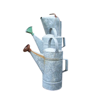 High Quality Steel Modern Watering Can Galvanized Metal <b>Tin</b> Watering <b>Pot</b> For Indoor Outdoor Plants Rustic Farmhouse Garden Decor - Product Image 2