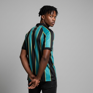 Maillot de football unisexe sur mesure de haute qualité 100% polyester avec design par sublimation personnalisé, manches courtes, respirant et à séchage rapide - Product Image 2