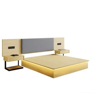 TPT Customized European Antique Design Full Size Fabric Washable Bedroom Set with 5+ Drawers for Apartment & Hotel Use - Product Image 5