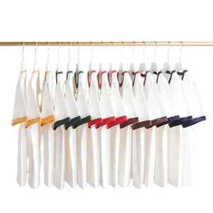 Camiseta 100% Algodón con Logotipo Personalizado Impreso o Bordado, Camiseta para Hombre con Cuello Redondo en Contraste, Hombros Caídos, Camisetas para Hombre - Product Image 5