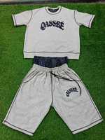 Ensemble court 2 pièces personnalisé pour femme, style streetwear décontracté, haut à manches courtes et short assorti