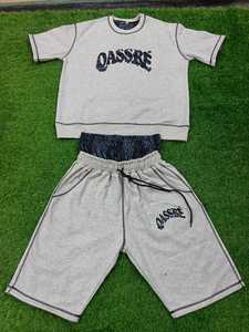 Custom <b>Women</b> Summer 2 Piece <b>Short</b> <b>Set</b> Casual Streetwear Tracksuit <b>Short</b> Sleeve <b>Top</b> <b>Shorts</b> Matching <b>Set</b> - Product Image 3