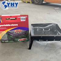 Barbecue portable pliable, grils de barbecue pour patio, barbecue au charbon de bois, cuisinière