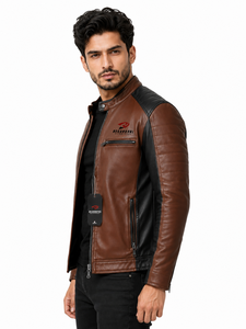 Veste aviateur classique pour homme en cuir d'agneau de qualité supérieure, design multi-poches pour un usage décontracté et en plein air, faible MOQ, vente en gros - Product Image 6