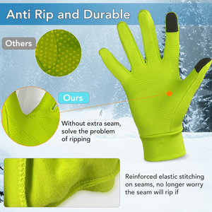 Guantes de Running Ligeros Personalizados al por Mayor, Transpirables, Antideslizantes, con Función de Pantalla Táctil, Último Diseño - Product Image 3