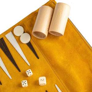 Ensemble de Backgammon de Voyage Portable en Cuir PU Fait Main avec Logo Personnalisé – Vente en Gros, Luxe - Product Image 2