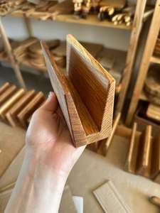 Porte-serviettes décoratif en bois massif pour la cuisine, le restaurant, l'hôtel, la décoration de table de mariage et l'usage quotidien - Product Image 2