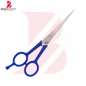 Tijeras de Peluquería Profesionales de Acero Inoxidable con Mango de Plástico Azul, Ligeras, para Salón de Belleza - Product Image 5
