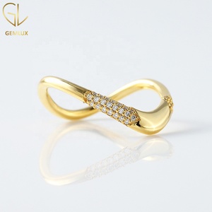 14K Solid Gold Curved Chevron Moissanite Stacking Wedding Band, <b>Dainty</b> Contour <b>Ring</b> Anniversary Gift - Product Image 4